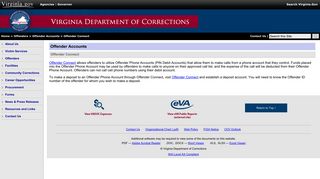 
                            4. Offender Connect - Virginia Department of Corrections - Inmate Connect Portal