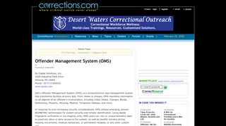 
                            5. Offender Management System (OMS) - Corrections.com - Kentucky Offender Management System Login