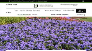 
                            8. Offer Your Support | Dallas Arboretum and Botanical Garden - Dallas Arboretum Volunteer Portal
