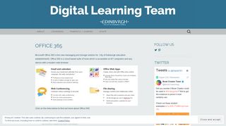 
                            2. Office 365 | Digital Learning Team - Office 365 Edinburgh Login