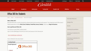 
                            6. Office 365 for Students - SUNY Cortland - Myreddragon Portal