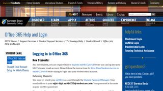 
                            5. Office 365 Help and Login - NECC - Necc Portal