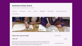 
                            8. Office 365 / Internet Safety | Buckstone Primary School - Office 365 Edinburgh Login