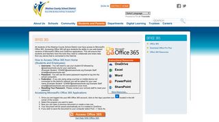 
                            7. Office 365 / Office 365 - Washoe County School District - Star 365 Portal