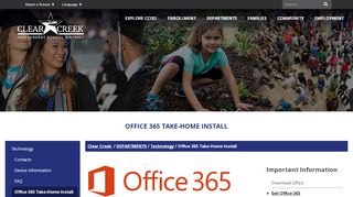 
                            8. Office 365 Take-Home Install - Clear Creek - Ccisd Net Portal