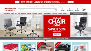 Office Depot & OfficeMax - Free Next Business Day Shipping
