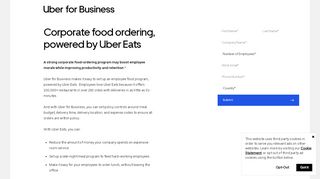
                            6. Office Food Delivery | Uber for Business - Ubereats Business Sign Up