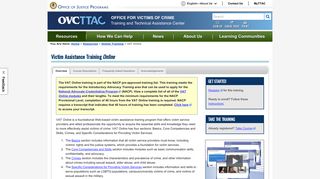 
                            4. Office for Victims of Crime Training and Technical ... - Ovc Ttac - Ocva Portal