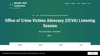 
                            6. Office of Crime Victims Advocacy (OCVA) Listening Session ... - Ocva Portal