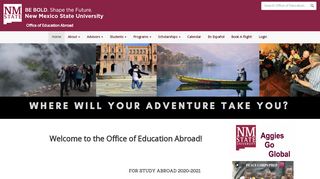 
                            8. Office of Education Abroad | New Mexico State University - Oea Login