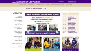 
                            4. Office of Residence Life - James Madison University - Jmu Housing Portal