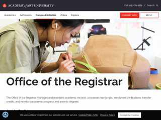Office of the Registrar  Academy of Art University