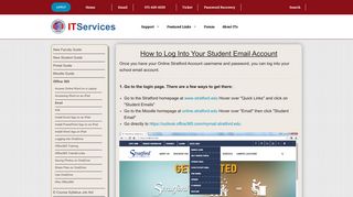 
                            5. Office365 - Email | IT Services | Stratford University - Online Stratford Edu Portal