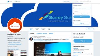 
                            8. Office365 in SD36 (@Surrey365) | Twitter - Surrey365 Sign In