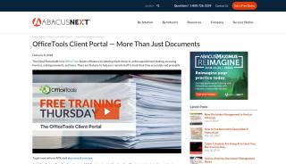 
OfficeTools Client Portal - AbacusNext

