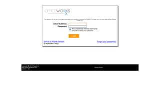 
                            5. OfficeWorks Inc Portals - People 2.0 - Onet Officeworks Login