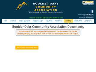
                            4. Official | Boulder Oaks Community Association RV Resort ...