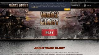 
                            2. Official Communitypage - War2 Glory - free Browsergame - War2glory Login