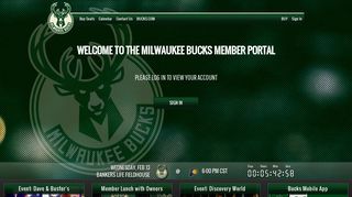 
                            4. Official Milwaukee Bucks Season Ticket Portal™ by IOMEDIA - Bucks Portal Login