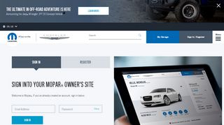 
                            4. Official Mopar Site | Sign In or Register - Chrysler Dealer Login