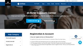 
                            6. [OFFICIAL]dr.fone Support Center - Registration&Account FAQs - Dr Fone Free Login