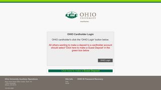 
                            8. OHIO University - eAccounts Home - Blackboard.com - Ohio University Box Portal