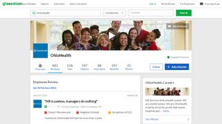 
                            6. OhioHealth - HR is useless, managers do nothing | Glassdoor - Ohiohealth Email Login Outlook