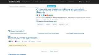 
                            8. Okeechobee districts schools skyward po… Results For ... - Skyward Student Login Okeechobee