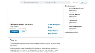
                            8. Oklahoma Baptist University | LinkedIn - Okbu Email Portal