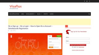 Ok.ru Sign up - Ok.ru Login - Odnoklassniki Registration - Odnoklassniki Facebook Sign Up