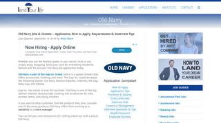 
                            6. Old Navy Application | 2020 Careers, Job Requirements ... - Old Navy Job Application Portal
