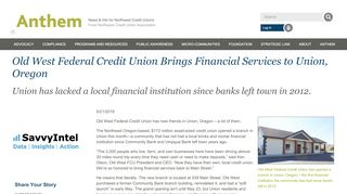 
                            4. Old West Federal Credit Union Brings Financial Services to ... - Uwbfcu Portal