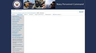 
                            4. OMPF - My Record - Electronic Service Record Navy Portal