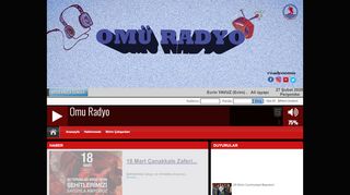 
                            6. OMU Radyo | www.omuradyo.com | Ondokuz Januaryıs Üniversitesi ... - Omü Portal