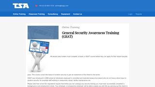 
                            5. On-Line Training - General Security Awareness Training (GSAT) - Gsat Training Login