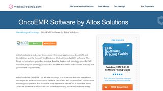 
                            8. OncoEMR Software by Altos Solutions | MedicalRecords.com - Secure Oncoemr Login