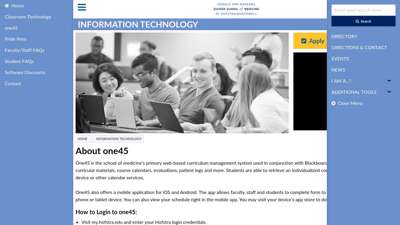 One45  Information Technology  Zucker School of Medicine