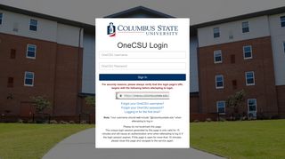 
                            3. OneCSU Login - Columbus - My Csu Portal Portal
