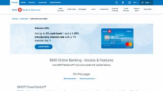 Online Access and Credit Card Features | Online Banking | BMO - Bmi Mastercard Portal