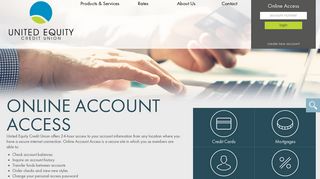 
                            4. Online Account Access - United Equity Credit Union - Uecu Sign In