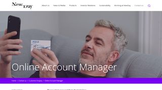 
                            2. Online Account Manager - New Day - Hof Credit Card Portal