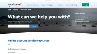 
                            6. Online Account Services - MIDFLORIDA Credit Union - Midflorida Portal Page