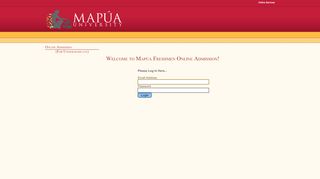 
                            4. Online Admission | Admissions | Mapua Institute of Technology - Mapua Portal