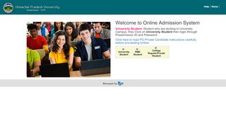 
                            4. Online Admission System - HPU :: CANDIDATE LOGIN - Pgexam Portal