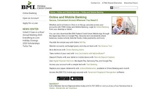 Online and Mobile Banking - BMI Federal Credit Union - Bmi Mastercard Portal