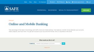 
                            6. Online and Mobile Banking - SAFE Credit Union