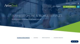 
                            4. Online and Mobile Banking Services for Businesses | Axiom ... - Axiom Bank Account Portal
