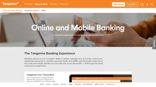 
                            3. Online and Mobile Banking | Tangerine