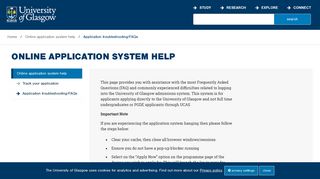 
                            6. Online application system help - Application ... - University of Glasgow - Glasgow Application Portal