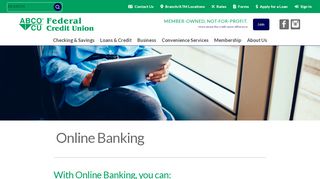 
                            4. Online Banking — ABCO Federal Credit Union - Abco Member Portal